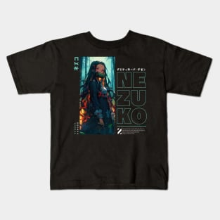 Nezuko Midnight - Demon Slayer Kids T-Shirt